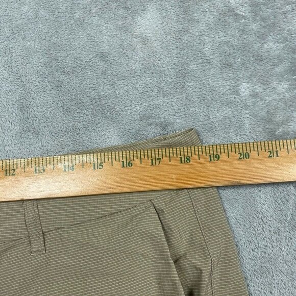 Hang Ten Mens Tan Stretch Chino Shorts Size 36 Casual Lightweight a0398 - Picture 3 of 6